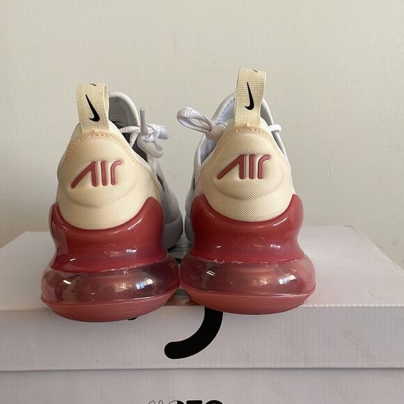 Nike Air Max 270 White Pale Ivory US Women Size 6.5/UK 4/EU 37.5(AH6789-123) - Picture 9 of 12